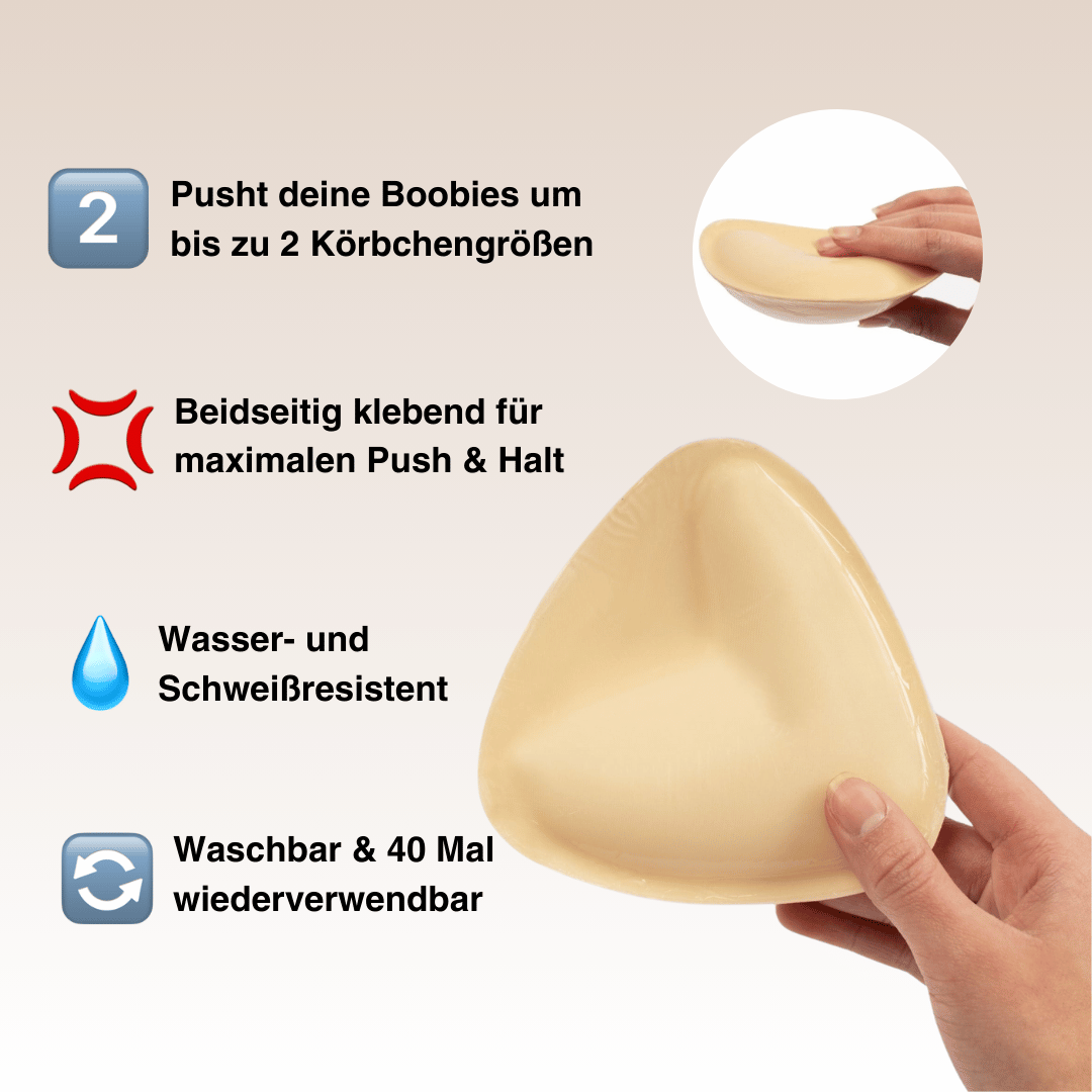 Boostpads - Push-Up Einlagen für mehr Selbstvertrauen