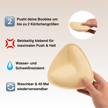 Boostpads - Push-Up Einlagen für mehr Selbstvertrauen